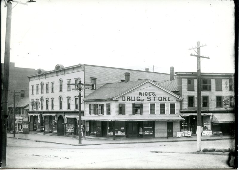 Rice's Drug Store early 1900s