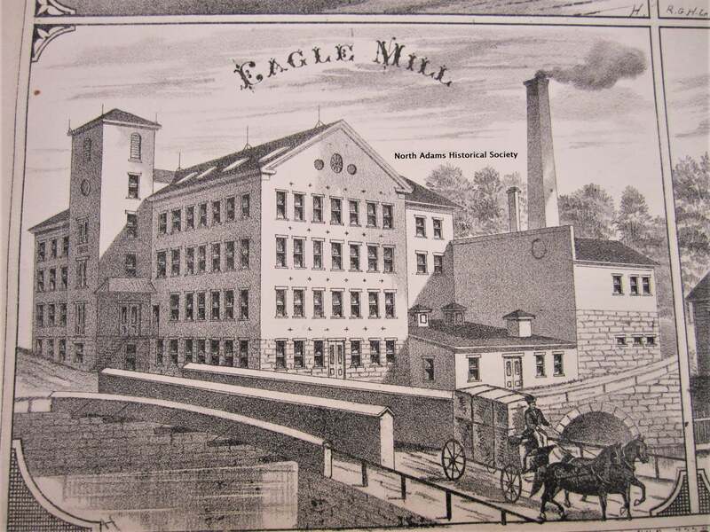 Early illustration of the Eagle Mill.
