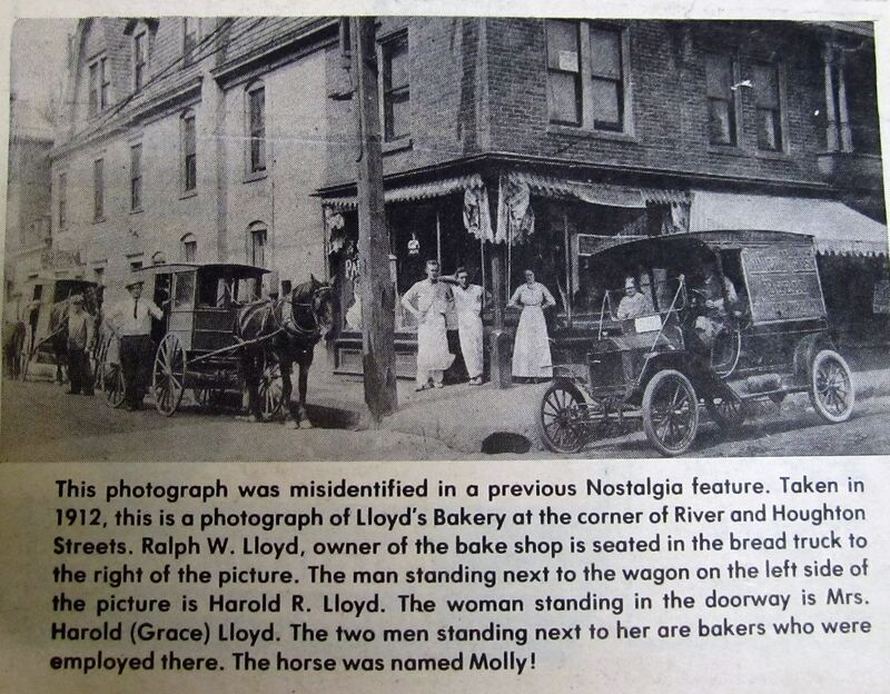 Lloyd's Bakery outside, c. 1912