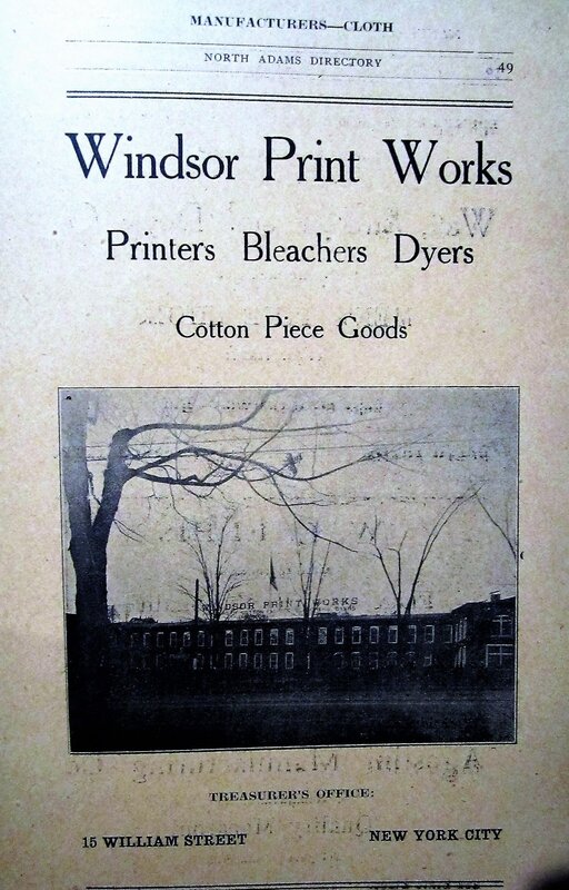 Advertisement for Windsor Print Works
