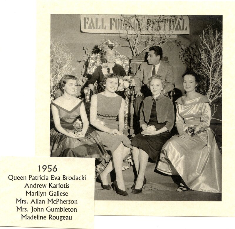 1956 Fall Festival Queen