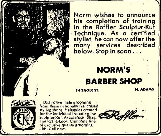 Norm’s Barber Shop Advertisement