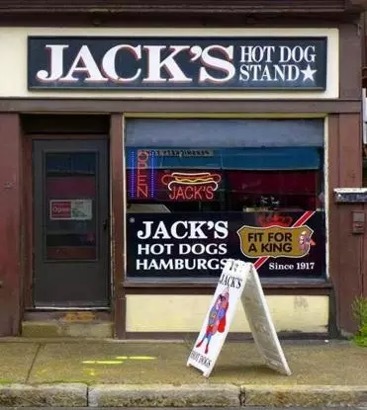 Jack's Hot Dog Stand, circa 2017