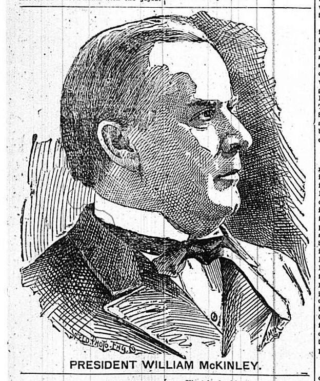 Print of President McKinley.