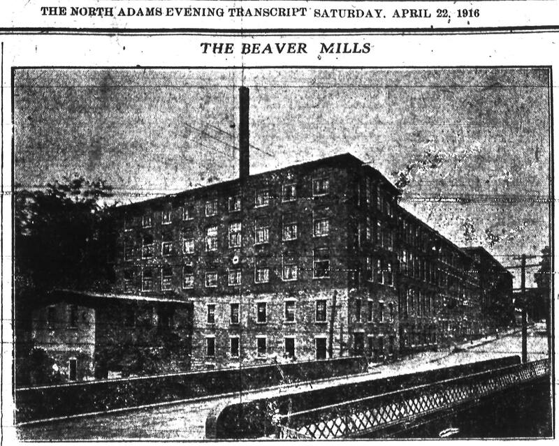 1916 image of Beaver Mills