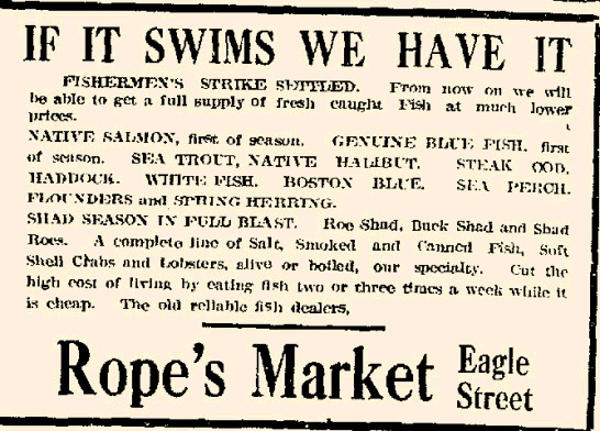 Advertisement for Rope's Market