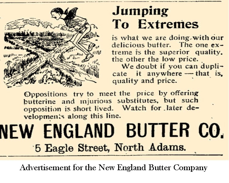 Advertisement for the New England Butter Company