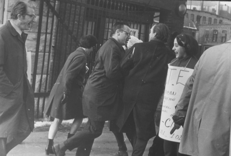 The Picket Lines were sometimes the site of Contentious Confrontations