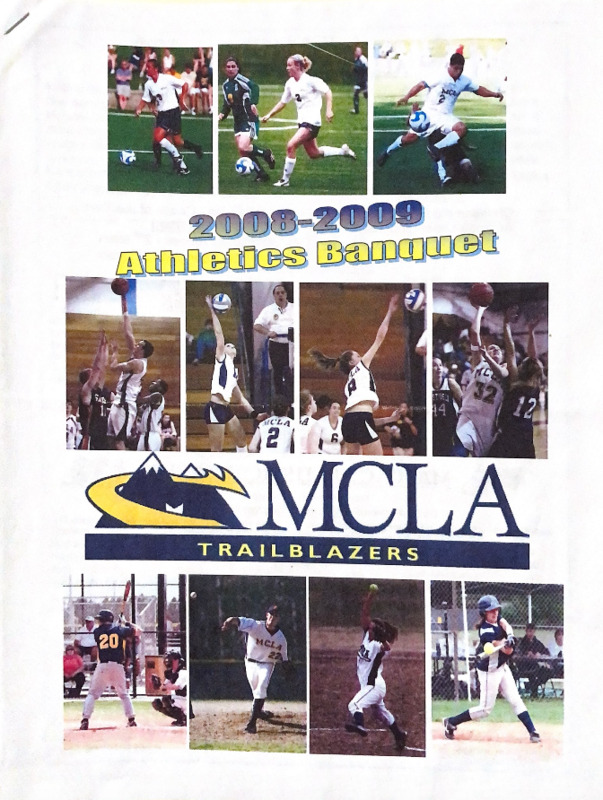 2008-2009 MCLA Athletics Banquet Program