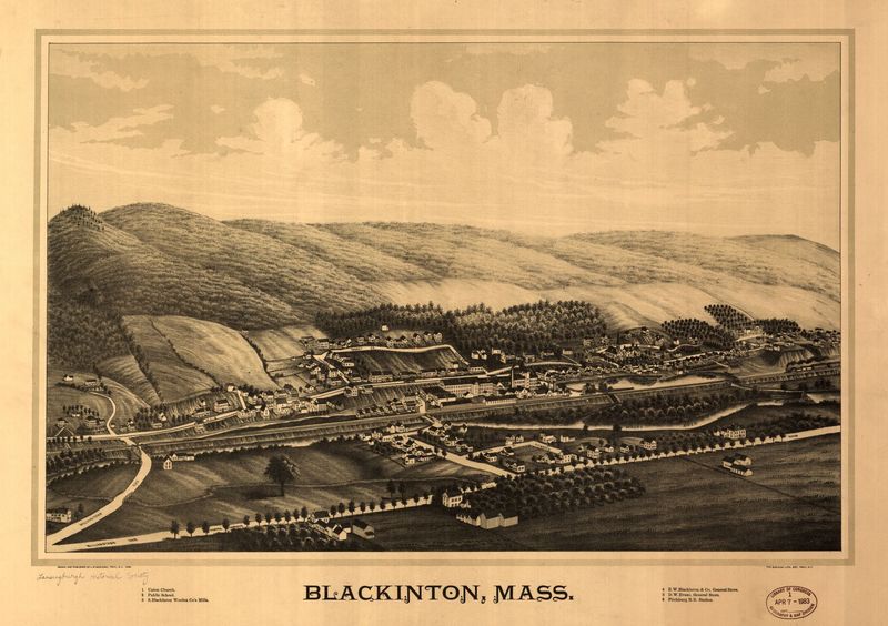 1899 Map of Blackinton