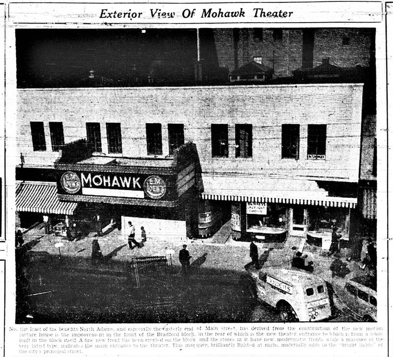 Exterior view of the Mohawk Theater.