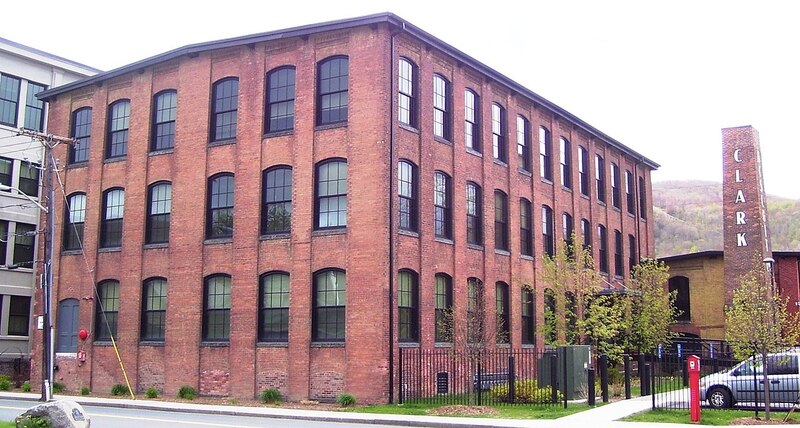 H.W. Clark Biscuit Company after conversion to residential apartments.