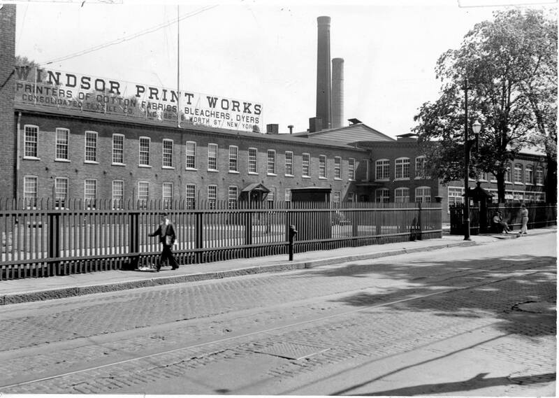 Windsor Print Works in the 1950s