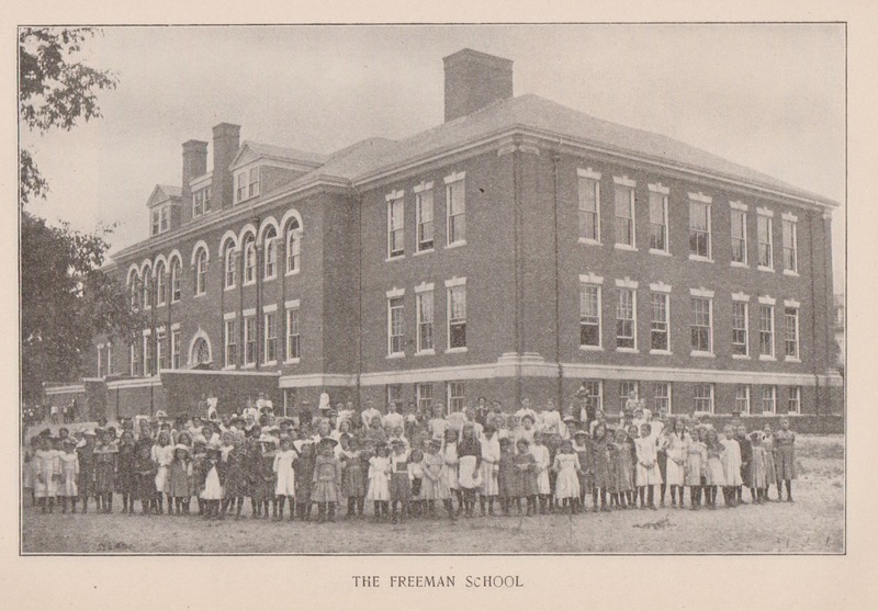 Photo of the Freeman School in 1900.