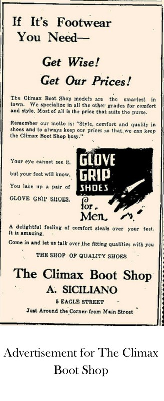 Climax Boot Shop Advertisement