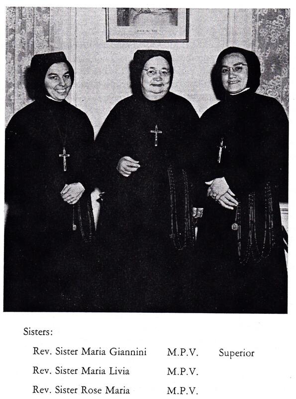 Three of the Venerini Sisters.