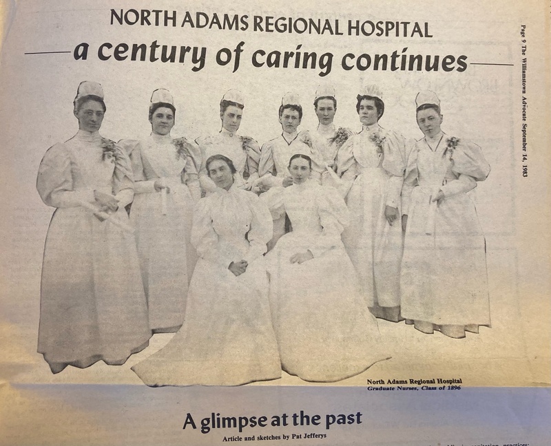 Picture of North Adams Nurse Training School Graduates