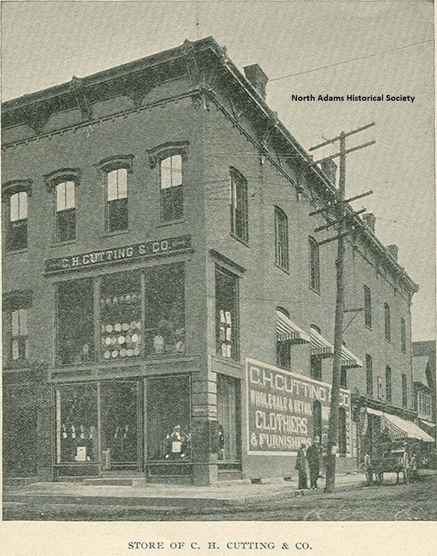 C.H. Cutting & Co. on the corner of Main and State Streets. This building eventually became the second home of the Robert's Company.