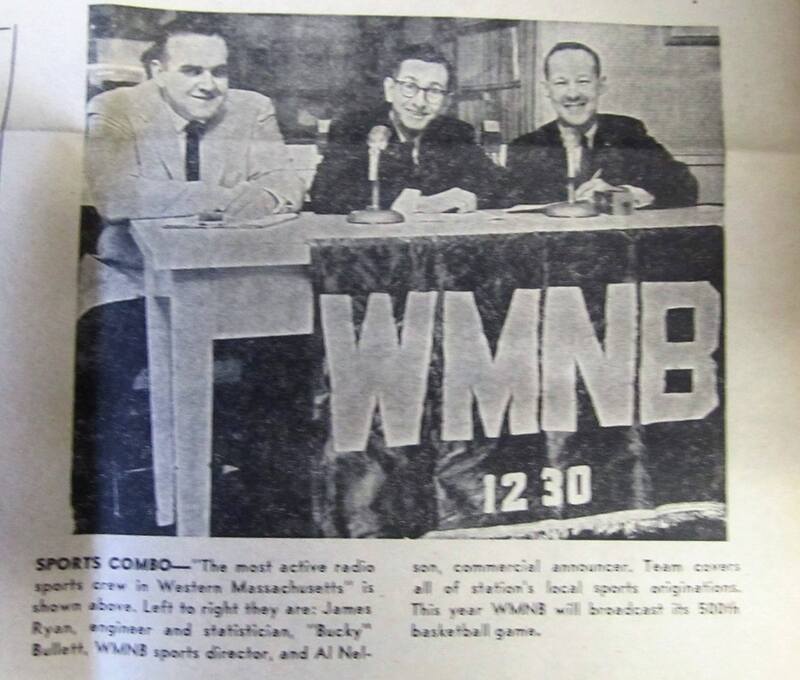 Sports reporters for WMNB.