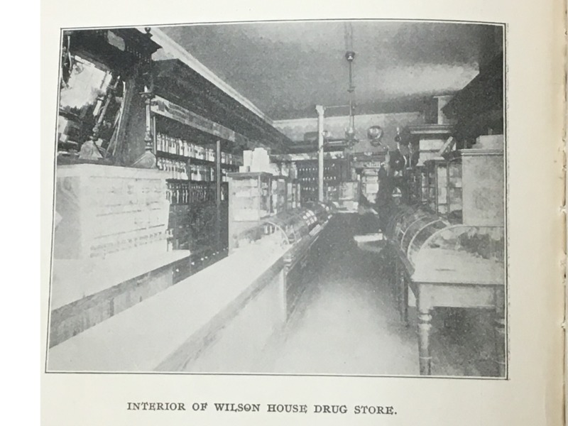 Interior of Wilson House Drug Store